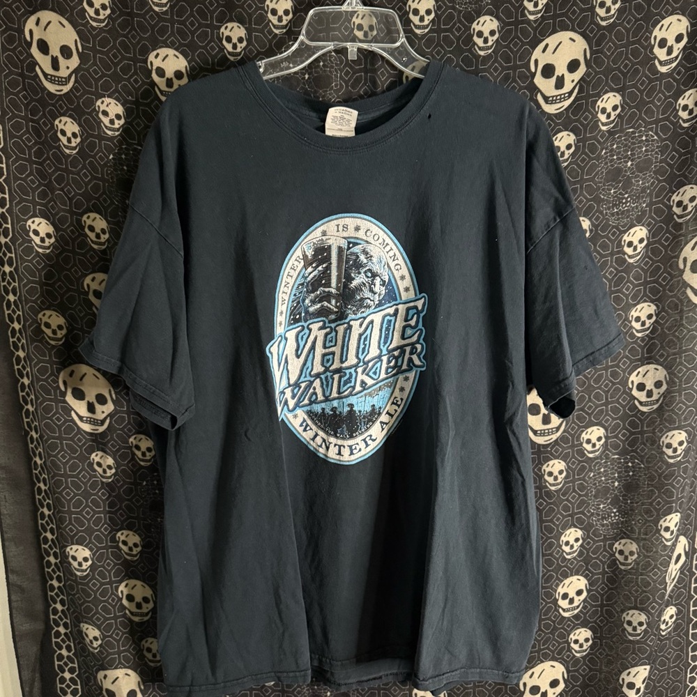 Vans White Walker Graphic Tee - Black